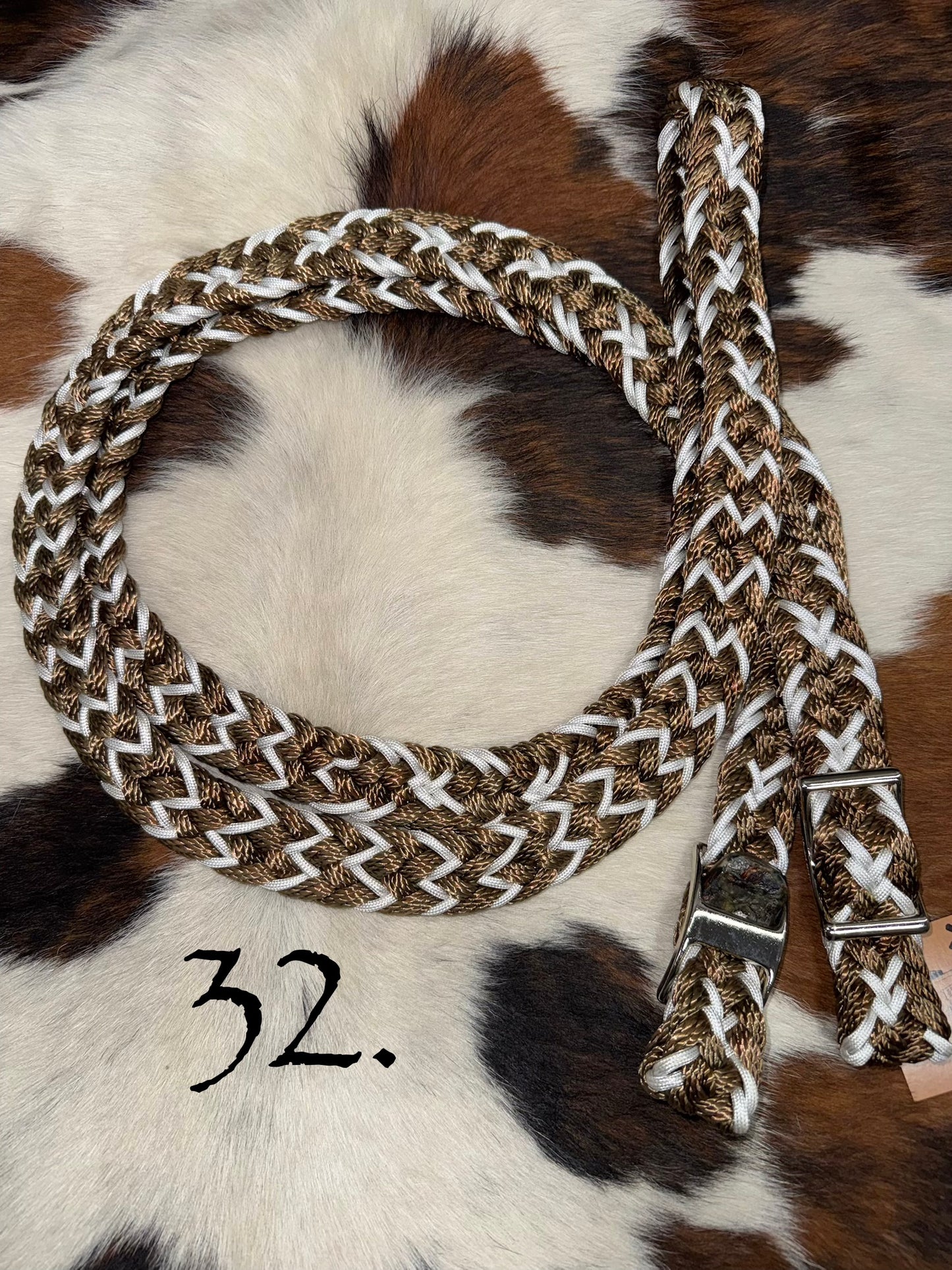Gale Beebe 9 Strand Barrel Rein