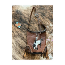 Load image into Gallery viewer, Rockin&#39; Y Leather Purse - Bronc
