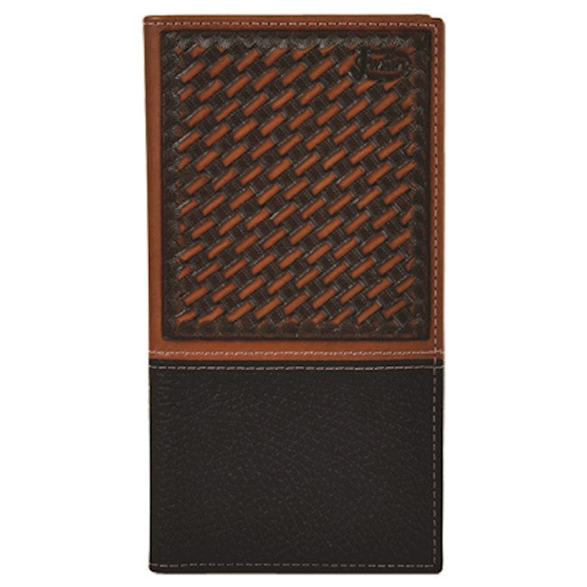 Justin Basketweave Rodeo Wallet