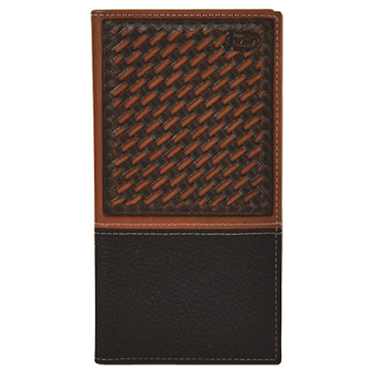 Justin Basketweave Rodeo Wallet