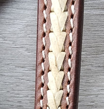 Load image into Gallery viewer, Circle Y Leather Over &amp; Under Whip - Braided Rawhide Accent
