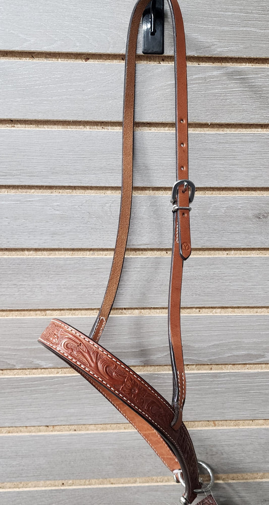 Circle Y Straight Floral Noseband