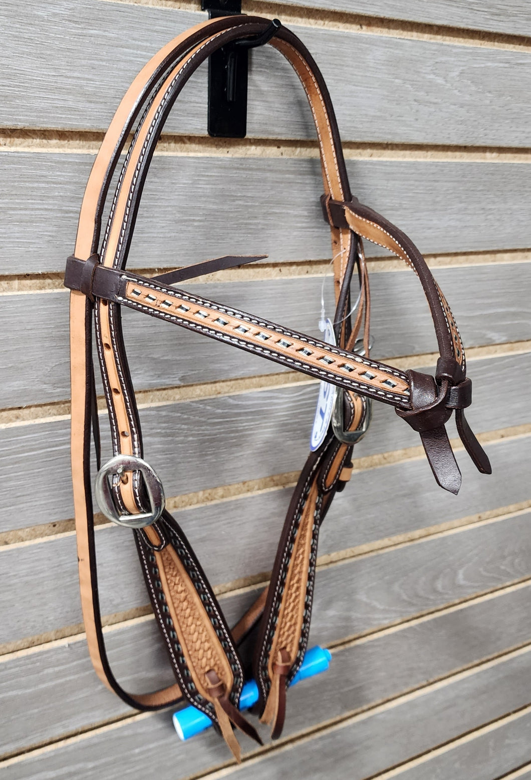 CST Browband Headstall - 2 Tone with Buckstitch