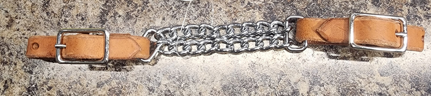 CST Chain and Leather Curb Strap