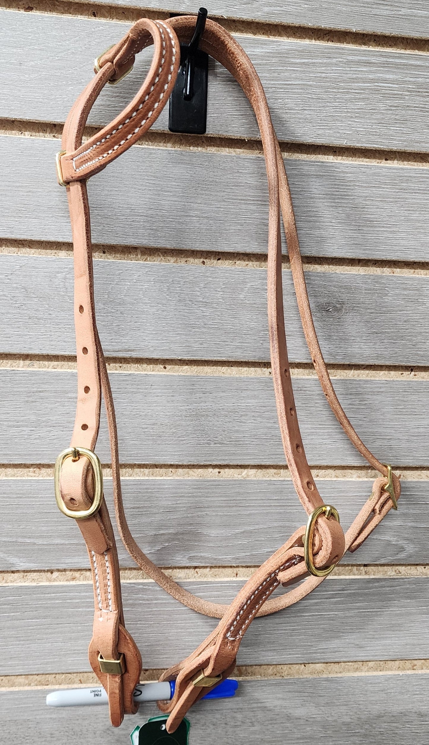 Berlin One Ear Headstall with Throatlatch & Quick Change Ends