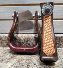 Load image into Gallery viewer, Nettles Signature Series Stirrups &quot;The Flatbottom&quot; - Regular 2&quot;
