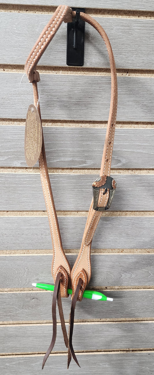 Cowperson Tack One Ear Headstall - Roughout