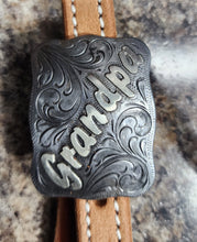 Load image into Gallery viewer, Cowperson Tack Browband Roughout Headstall - &quot;Grandpa&quot; Buckle
