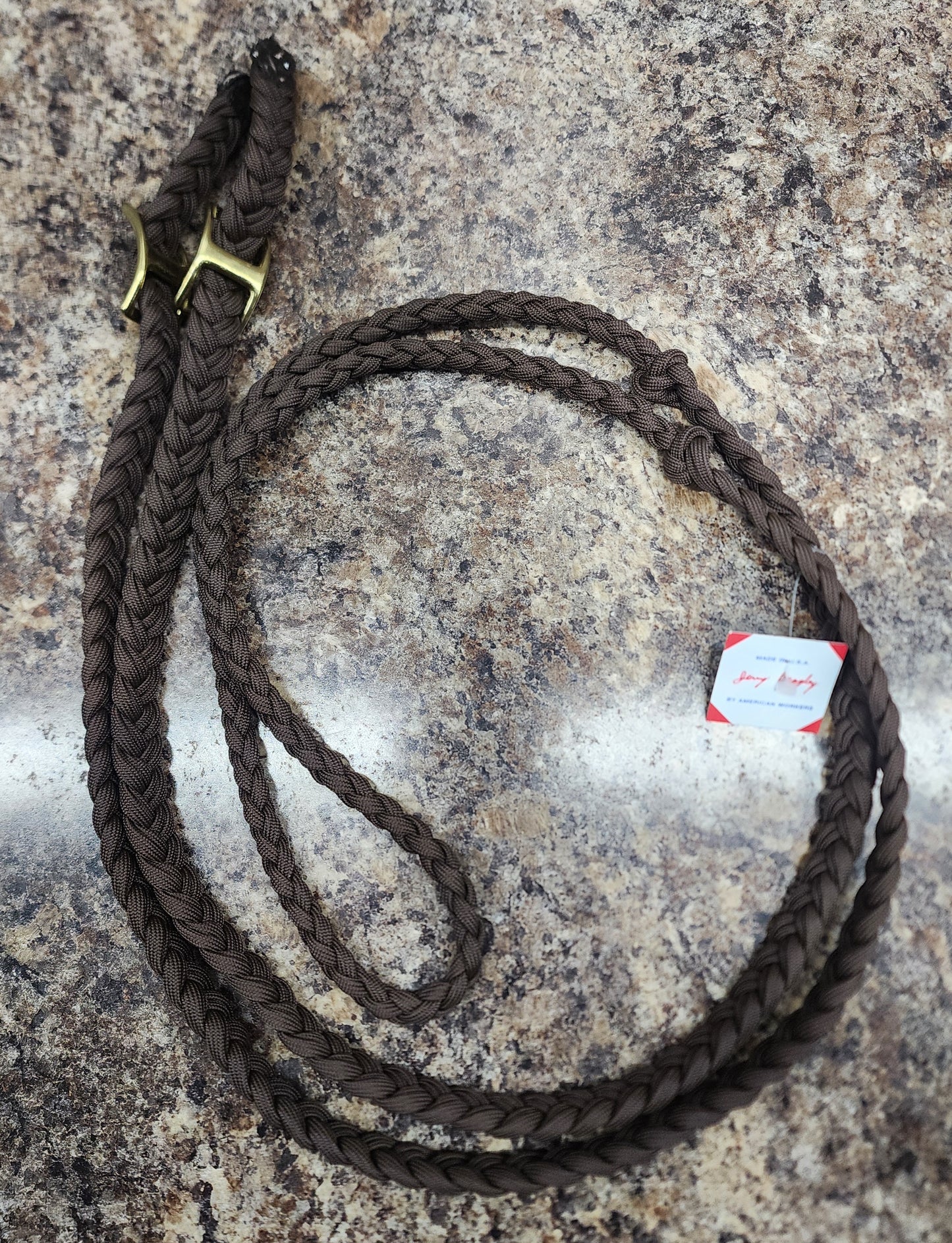 Jerry Beagley Skinny Braid Knotted Barrel Reins