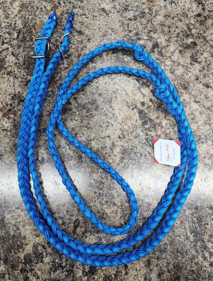 Jerry Beagley Skinny Braid Knotted Barrel Reins