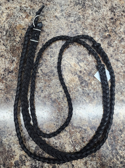 Jerry Beagley Skinny Braid Knotted Barrel Reins