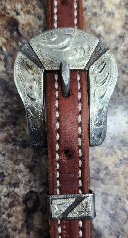 Cowperson Tack Double Stitched One Ear Headstall