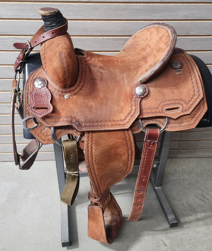 Used. Tod Slone 14.5" Rope Saddle