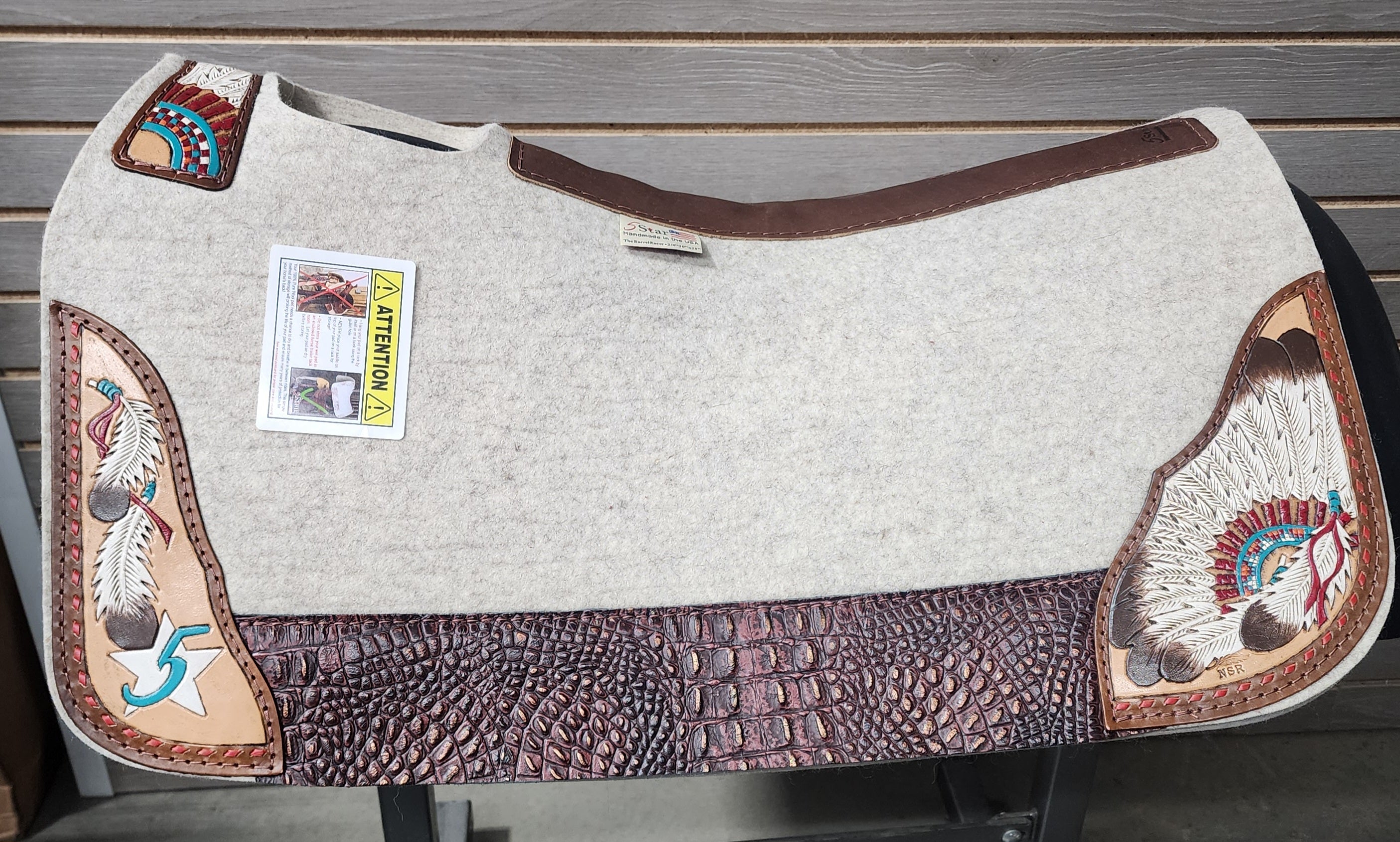 5 Star Barrel Racer Saddle Pad- Limited Edition 