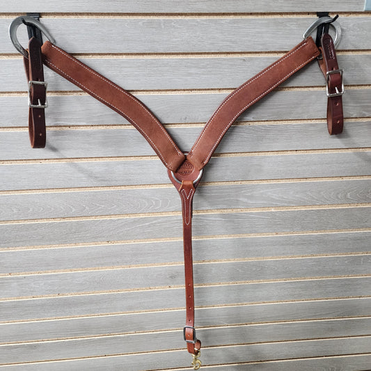 Martin Breastcollar Chestnut Roughout - 2"