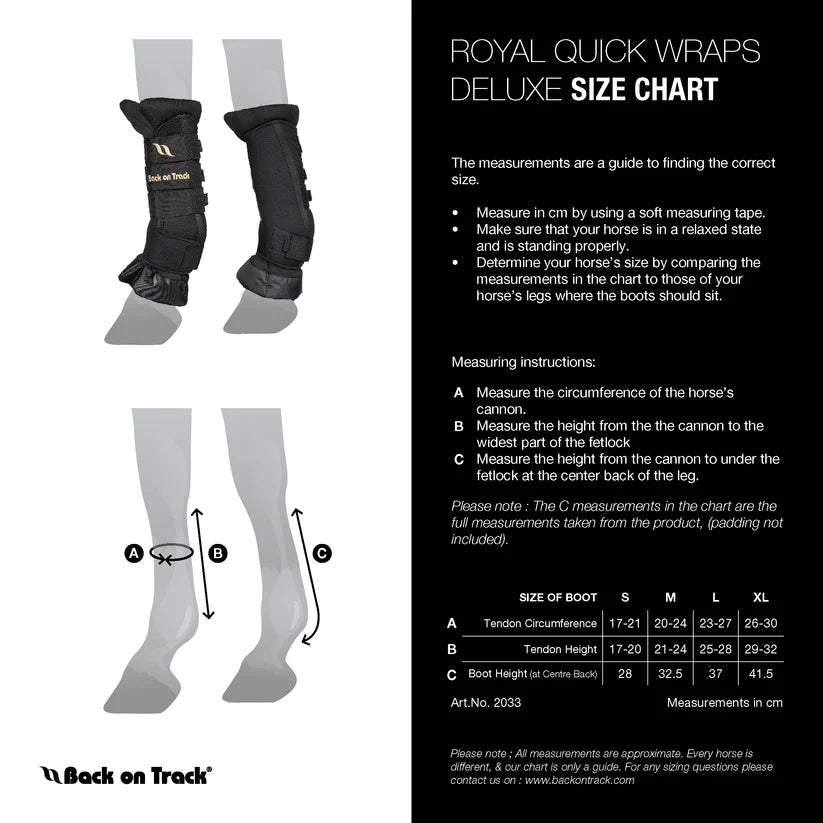 Back On Track Royal Quick Wraps Deluxe