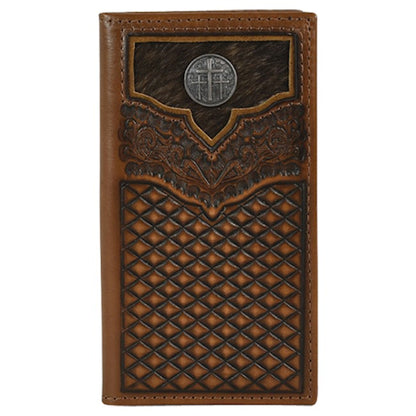 Justin Brindle Cross Inlay Junior Wallet