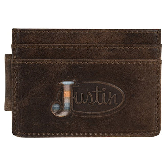 Justin Serape Logo Card Wallet