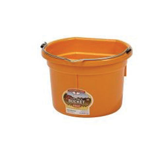 8 Quart Flat Back Plastic Bucket