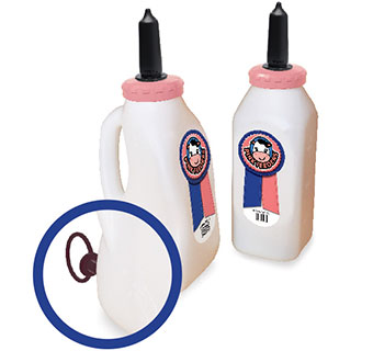 Peach Teats (Pink Feeders) Nurser Bottle - 2 Quart