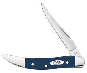 Case Navy Blue Synthetic Smooth Small Texas Toothpick Knife