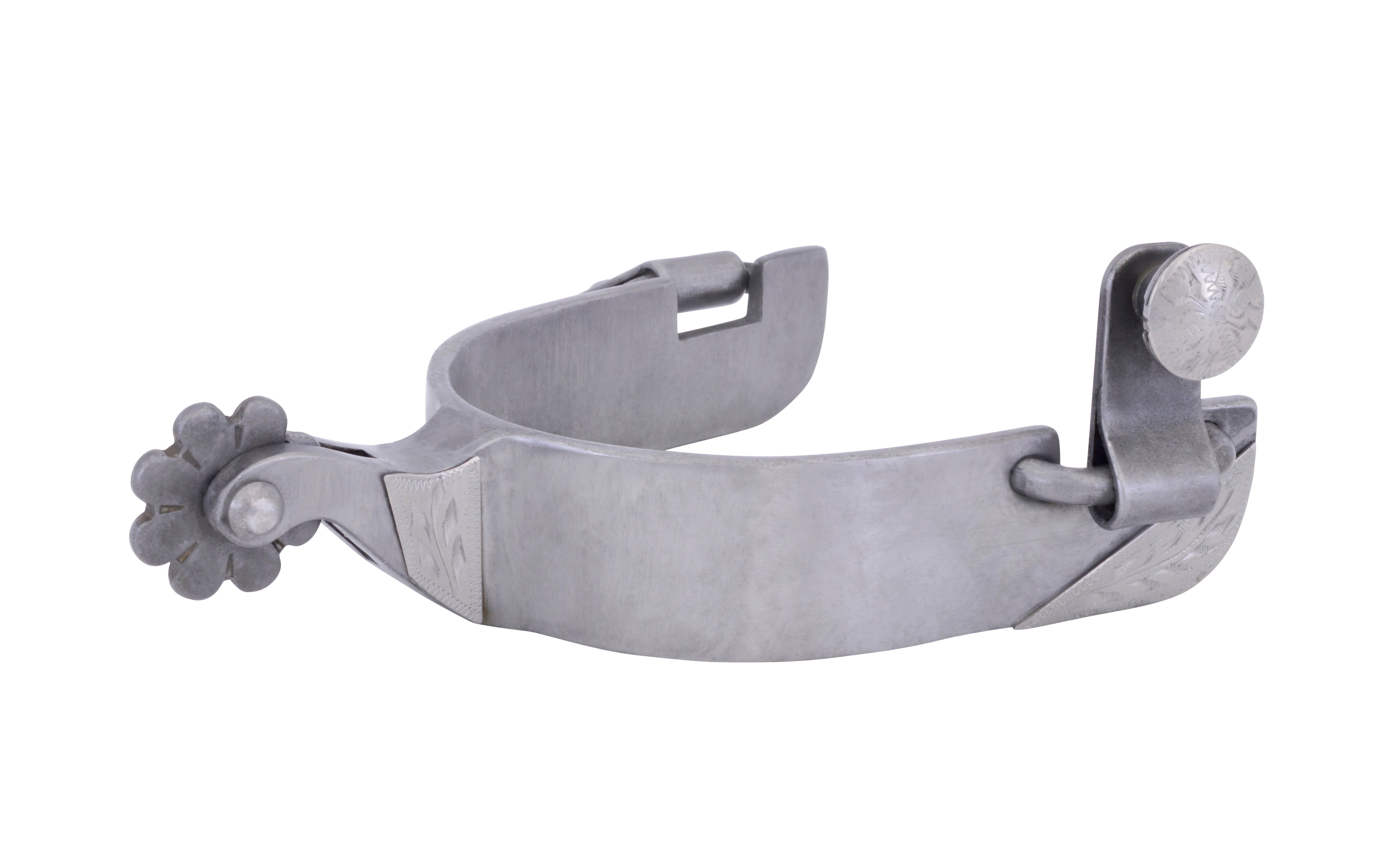 CST Men's Plain Brushed Steel Roper Spurs – Leanin' Pole Arena