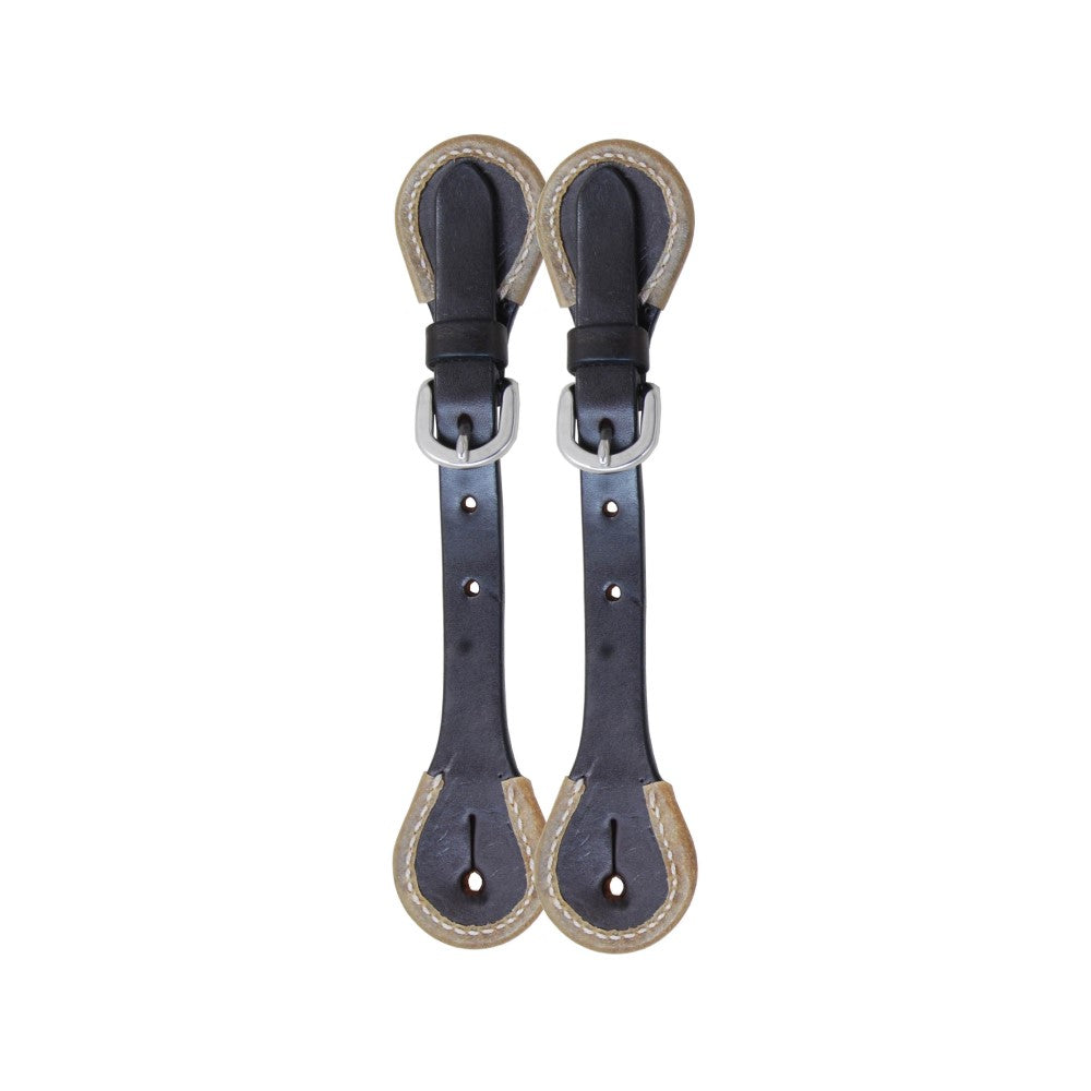 Oxbow Kids Spur Straps - Rawhide Tip Chocolate
