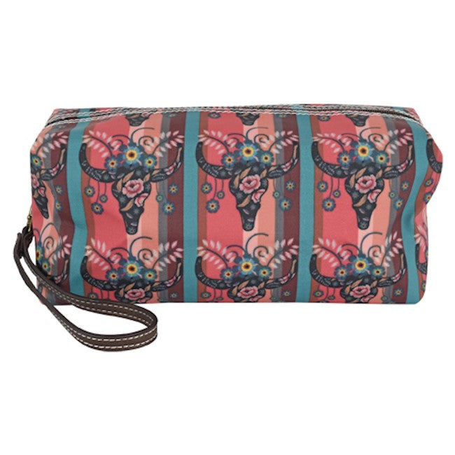 Catchfly Vinyl Canvas Cosmetic Pouch