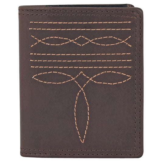 Justin Boot Stitch Card Wallet