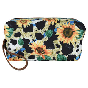 Catchfly Vinyl Canvas Cosmetic Pouch