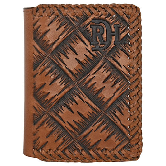 Red Dirt Hat Co. Men's XL Basketweave Trifold Wallet