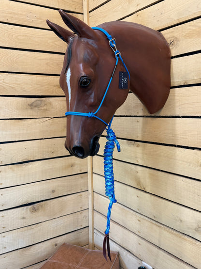 Twisted Knot Halters Rope Halter w/ Easy Off Clip & Lead
