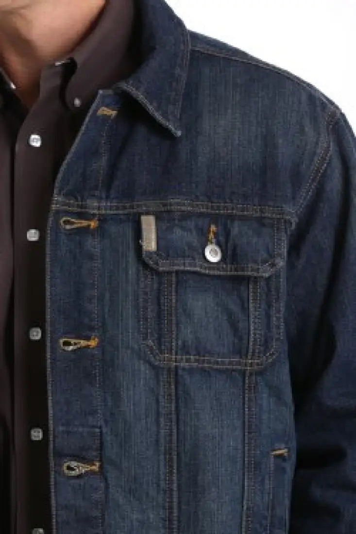 $25: Cinch Men’s Dark Stonewash Denim Jacket Sale Men’s Jacket
