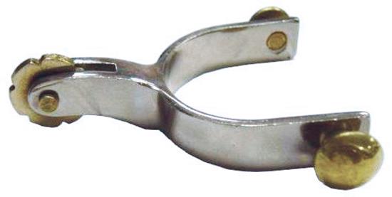 CST Toddler Chrome Spurs with & without Straps