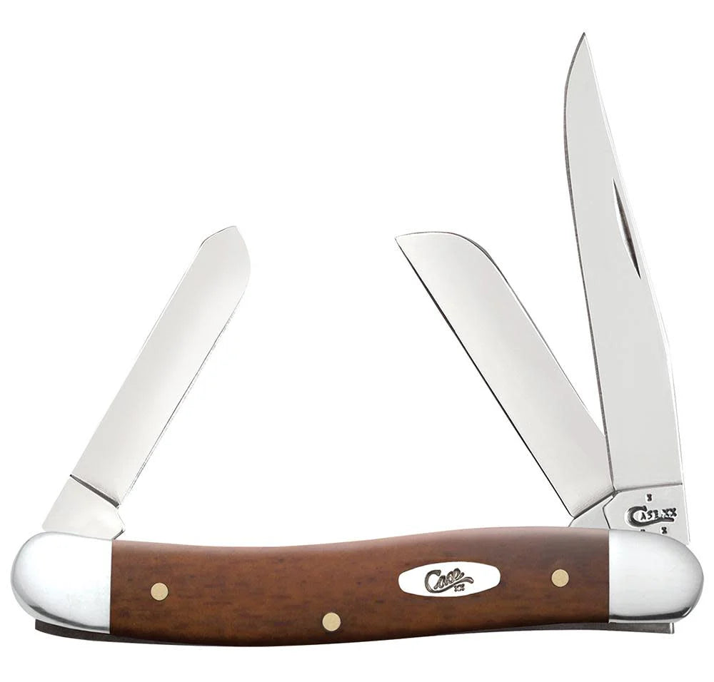 Case Smooth Chestnut Bone Medium Stockman Knife