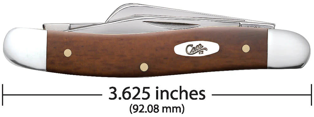 Case Smooth Chestnut Bone Medium Stockman Knife