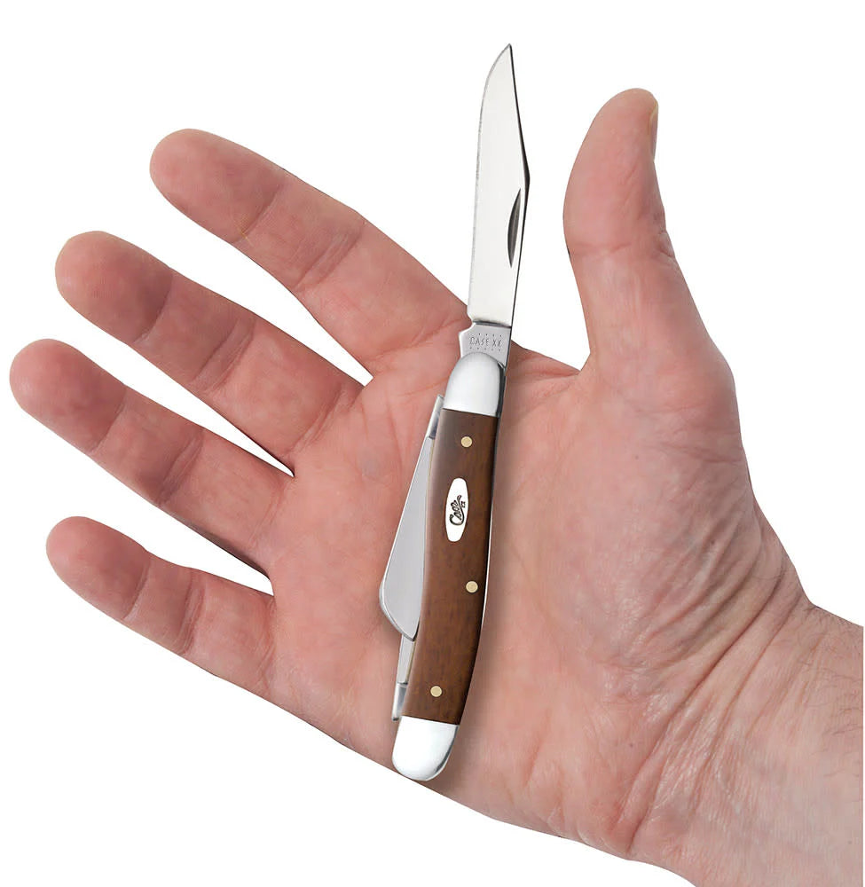 Case Smooth Chestnut Bone Medium Stockman Knife