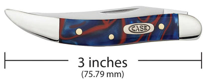 Case Patriotic Kirinite Smooth Small Texas Toothpick Knife