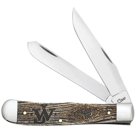 Case John Wayne Natural Bone Smooth Color Wash Trapper Knife