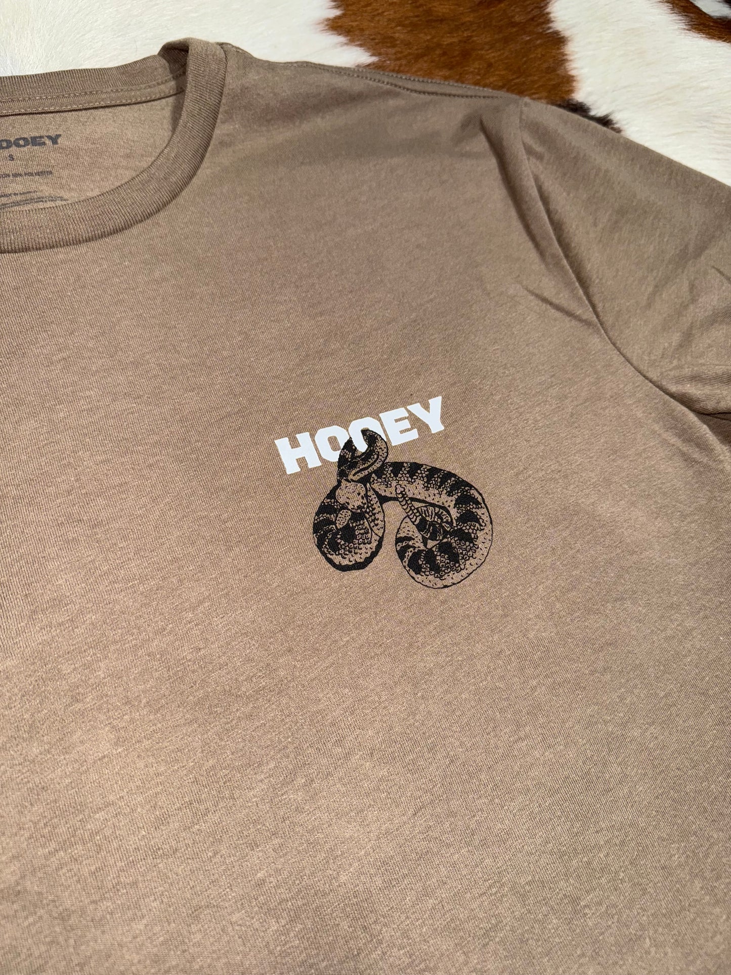 Hooey Men's Brown Rattlesnake Roundup T-Shirt