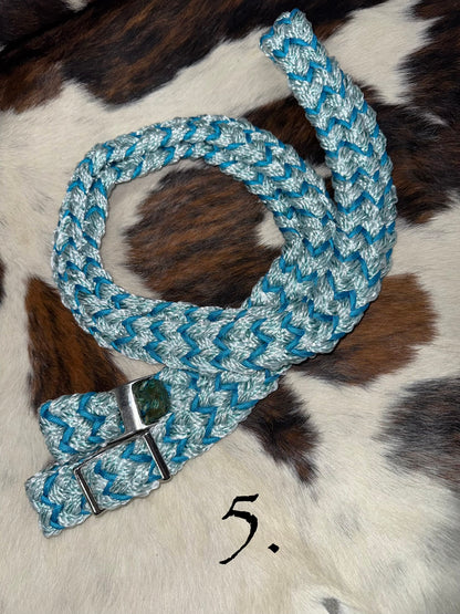 Gale Beebe 9 Strand Barrel Rein
