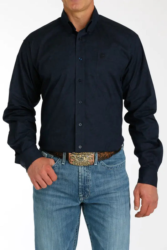 $35: Cinch Men’s Navy Paisley Western Shirt Small Sale Men’s Western