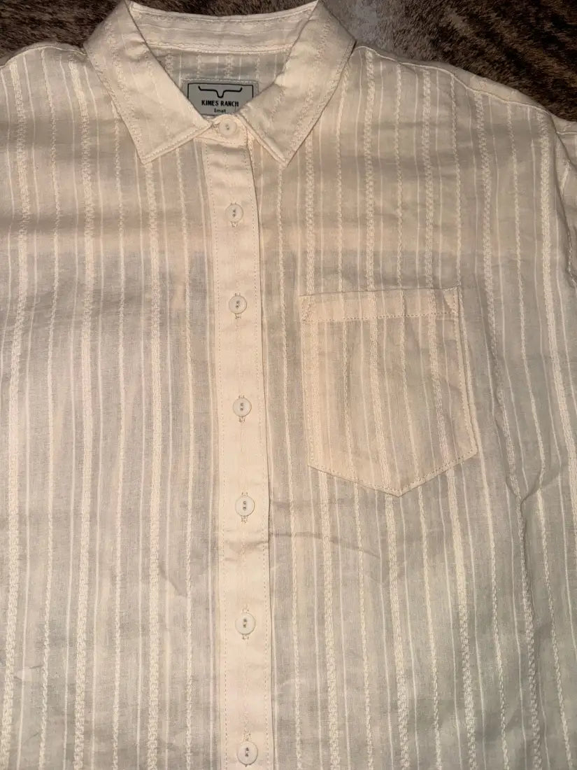 Kimes Ranch Women’s Benton Pristine Short Sleeve Western Shirt Small Sale Women’s Western