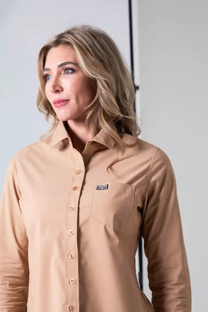 Kimes Ranch Women’s Desert Brown Linville Western Shirt Sale Women’s Western