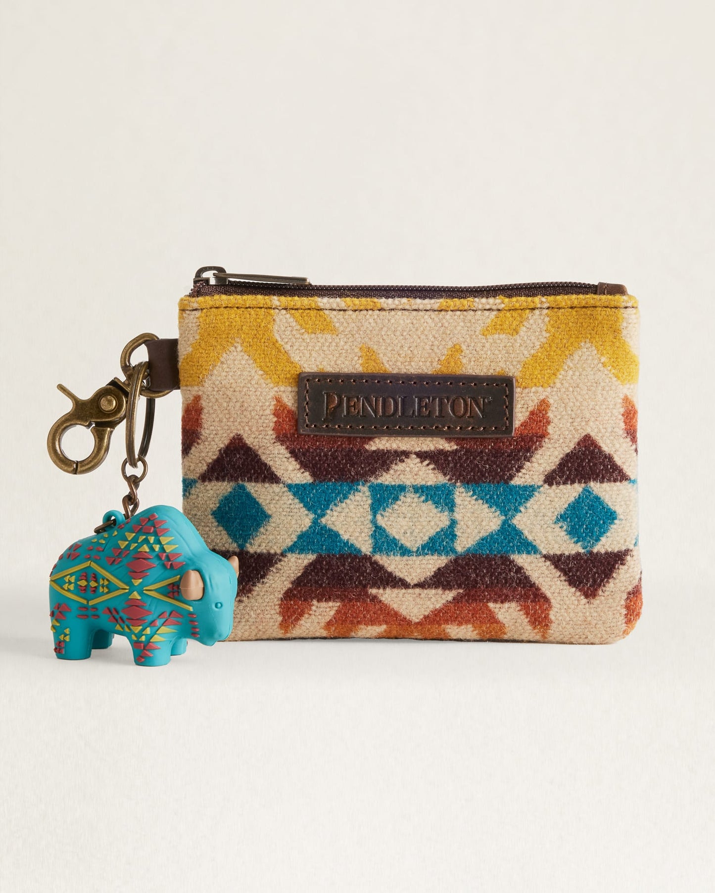 Pendleton ID Pouch Wallet with Buffalo Keychain