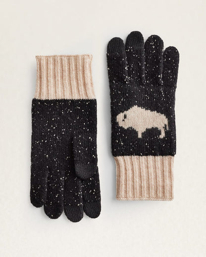 Pendleton Lambswool Buffalo Hat & Texting Gloves