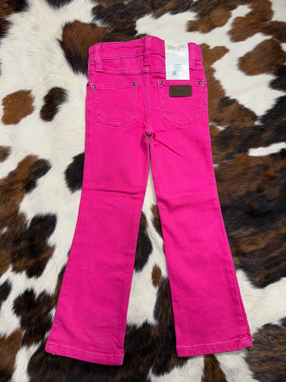 Wrangler Girl's Slim Hot Pink Reyna Bootcut Jean