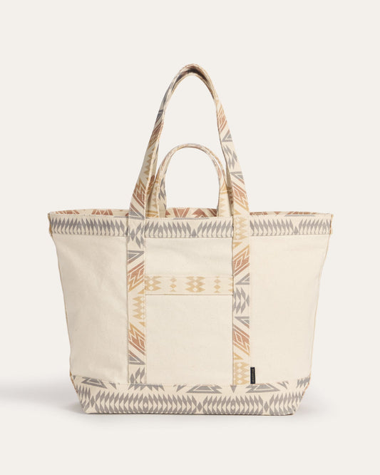 Pendleton Ponderosa Ivory Astoria Canvas Large Tote
