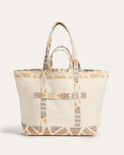 Pendleton Ponderosa Ivory Astoria Canvas Large Tote