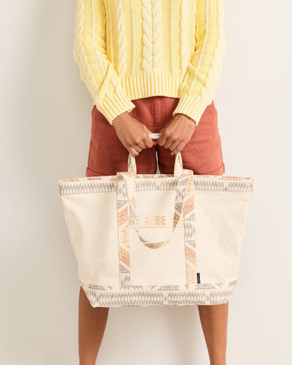 Pendleton Ponderosa Ivory Astoria Canvas Large Tote